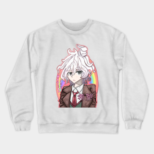 Nagito Komaeda Danganronpa: By Kibo-Kibo Crewneck Sweatshirt by Kibo-Kibo